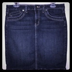 Denim Midi Skirt Apt. 9 jean skirt